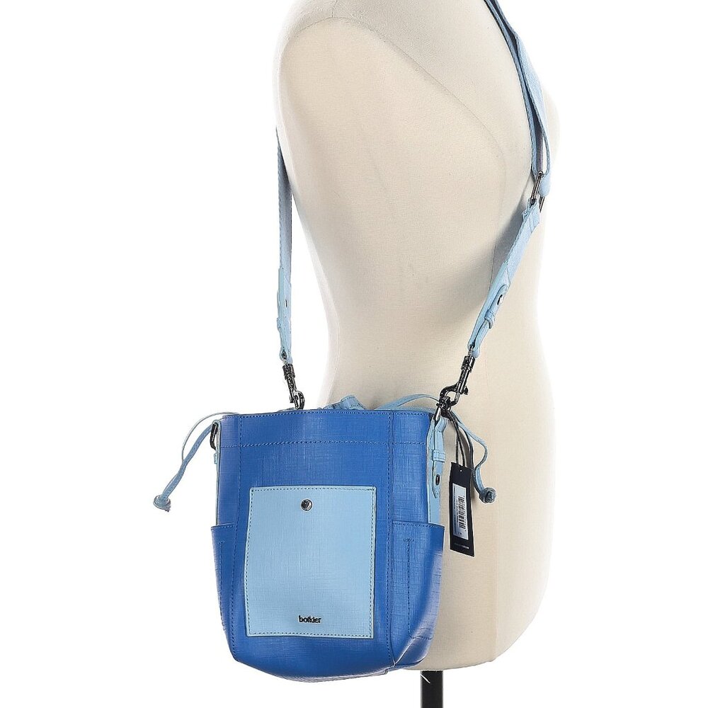 New Botkier Leather Crossbody Bucket Bag Retail $278
